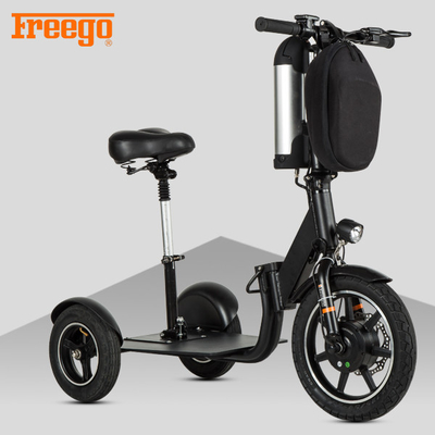 Siyah Motorlu Mobilite Scooter, Eski Kişi Mobilite Scooter 100kg Maksimum Yük