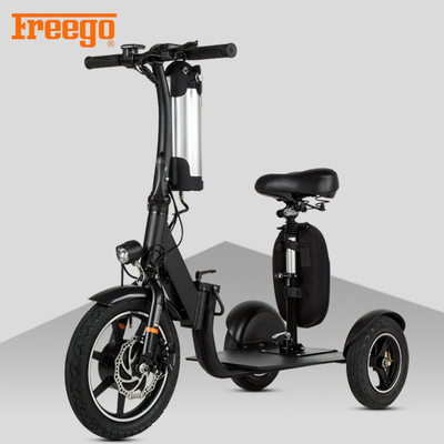Siyah Motorlu Mobilite Scooter, Eski Kişi Mobilite Scooter 100kg Maksimum Yük