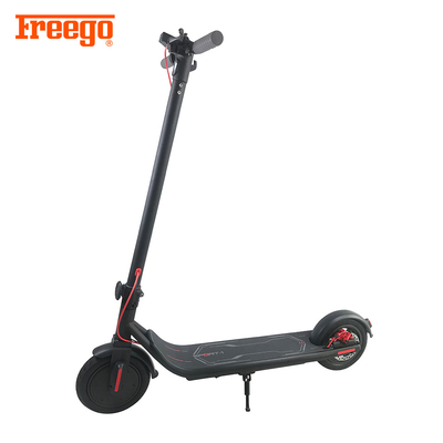Kolay Yönetilen Gazlı Katı Lastik Katlanabilir Elektrikli Kick Scooter