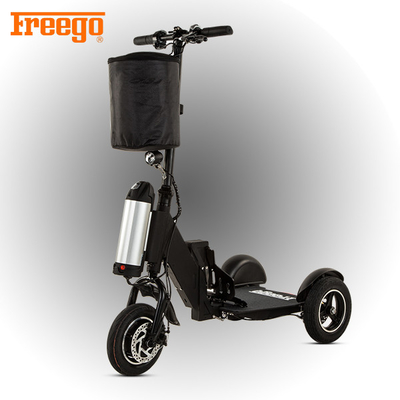 Yaşlılar İçin Ayarlanabilir Taşınabilir Mobilite Scooter 3 Tekerlekli Taşıma Aracı