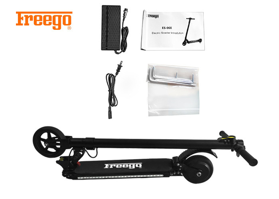 İnanılmaz Fantastik Hafif Elektrikli Kick Scooter, Yetişkin Scooter Siyah Renkli Push