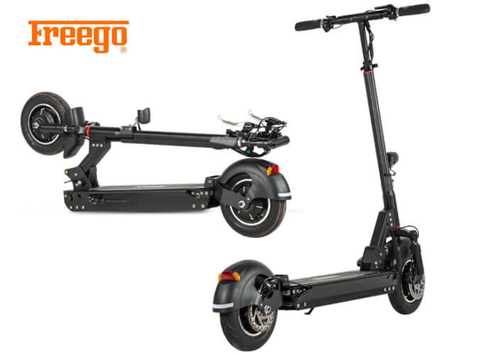 Çift Fren 10 &quot;Tekerlekli Elektrikli Paten Scooter Fırçasız Ovmak Motor Ile Güçlü