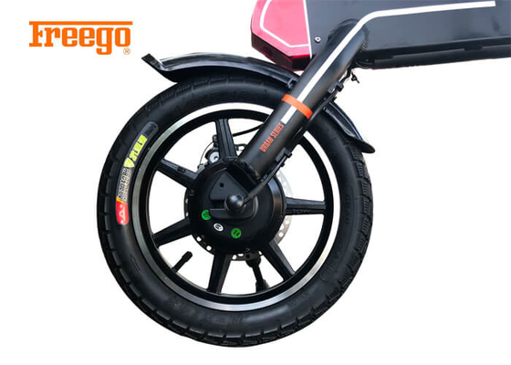 Genç İçin Rahat Sürme İçin Motorlu 8 İnç Katlanabilir Elektrikli Bisiklet