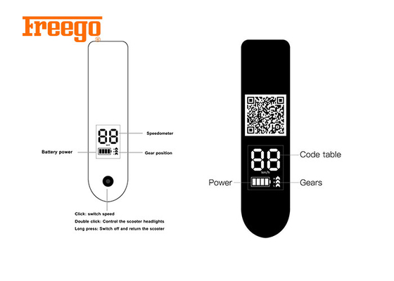 2g 3g 4g IOT Modül Uygulaması Kontrollü 350W Yetişkin Scooter Parçaları