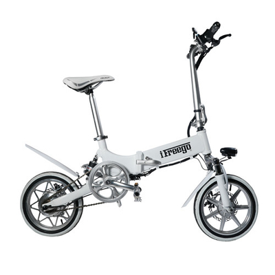 Mini Taşınabilir Katlanır Elektrikli Bisiklet / Elektrikli Bisiklet Katlayın 36V7.8Ah 14 Inç