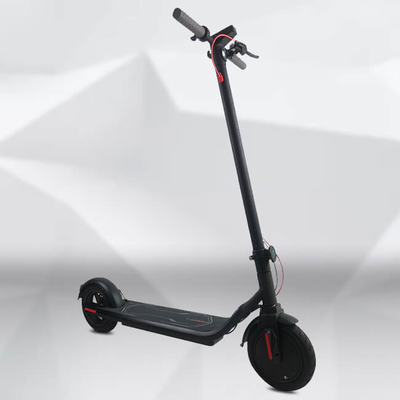 Black Kick Start Elektrikli Scooter / Şarj Edilebilir Fold Up Motorlu Scooter