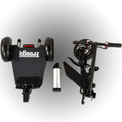 Yaşlılar İçin Ayarlanabilir Taşınabilir Mobilite Scooter 3 Tekerlekli Taşıma Aracı
