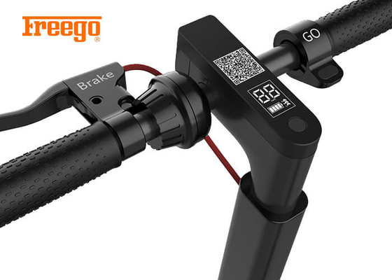 Siyah Renkli Paylaşılan Elektrikli Scooter, Güçlü Çıkarılabilir Pilli 8.5 &amp;#39;&amp;#39; Lastik Boyutu