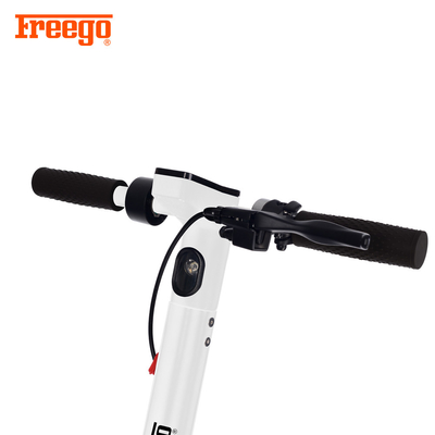 El Freni ile 350W Kısa Yolculuk Taşınabilir Elektrikli Ayak Scooter LED Ekran
