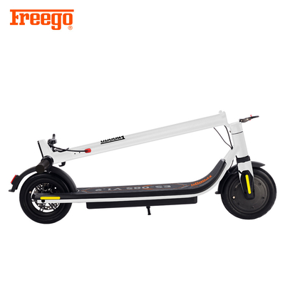 El Freni ile 350W Kısa Yolculuk Taşınabilir Elektrikli Ayak Scooter LED Ekran